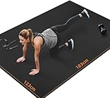 innhom Bodenschutzmatte Fitnessgeräte Fitness Sportmatte Fitnessmatte rutschfest,...