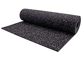 Nadelfilz Meterware TURBO B1 – Anthrazit, 2,00m x 2,00m, Robuster, Trittschalldämmender Teppich...