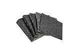 Terrassenpads 90 x 90 x 3mm 6mm 8mm 10mm 20mm! Stärke und Menge auswählen !! (90 x 90 x 6mm Menge:...